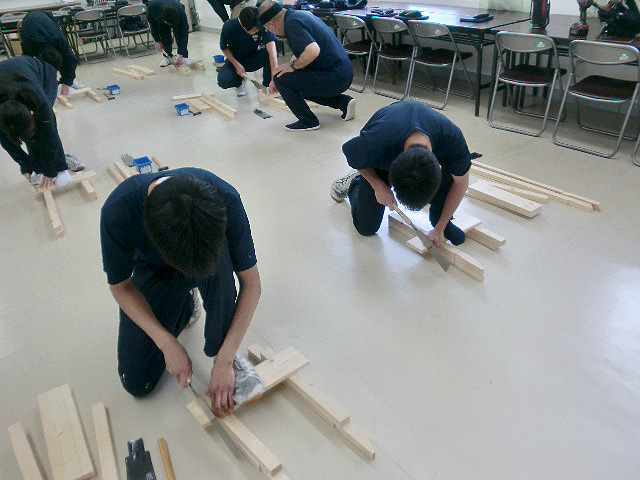 木製椅子の作成