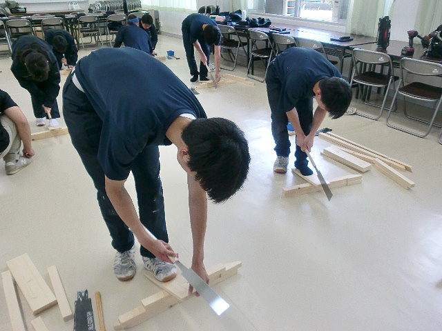 木製椅子の作成